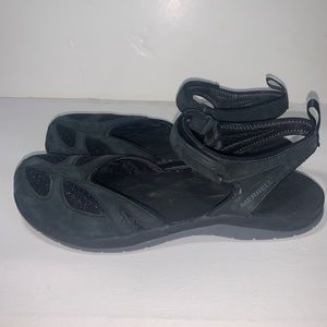 Merrell Black Women's Closed-Toe Sport Sandals